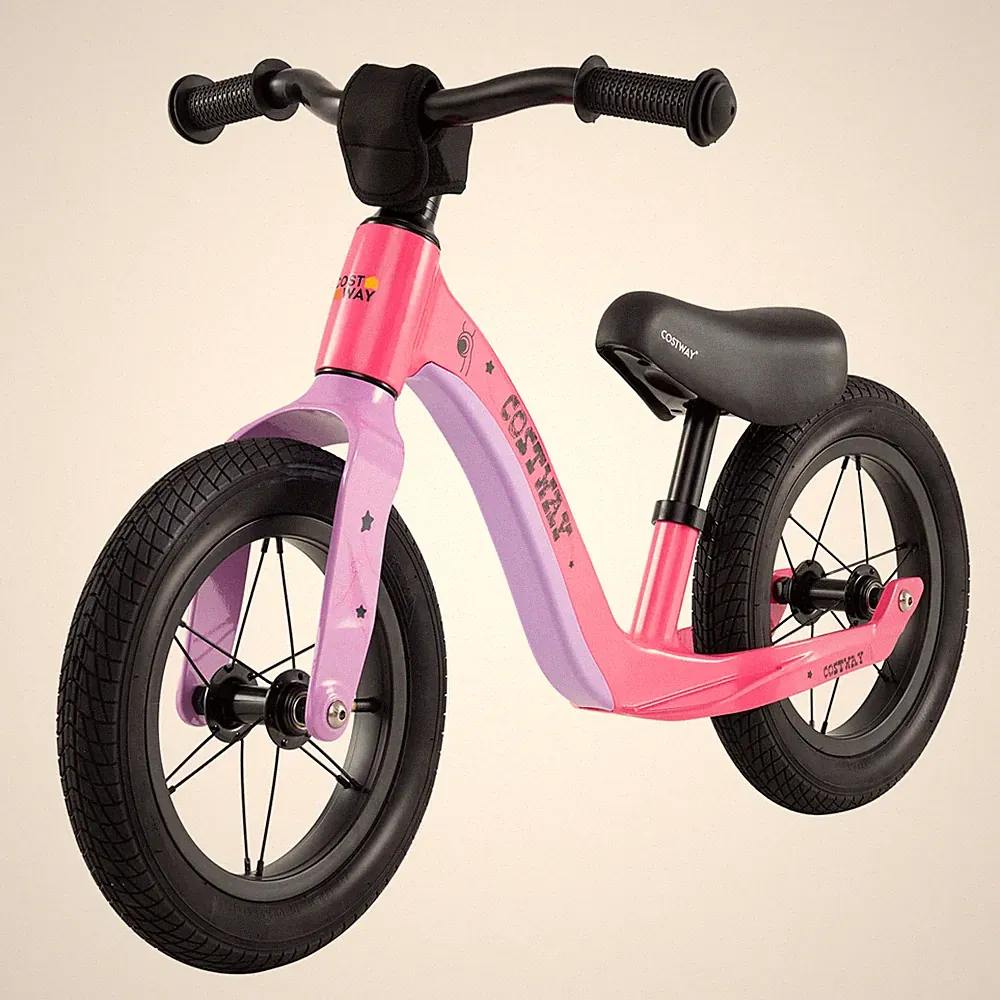 12 Inch Toddler Balance Bike No Pedal Training Bicycle w/Adjustable Seat Height