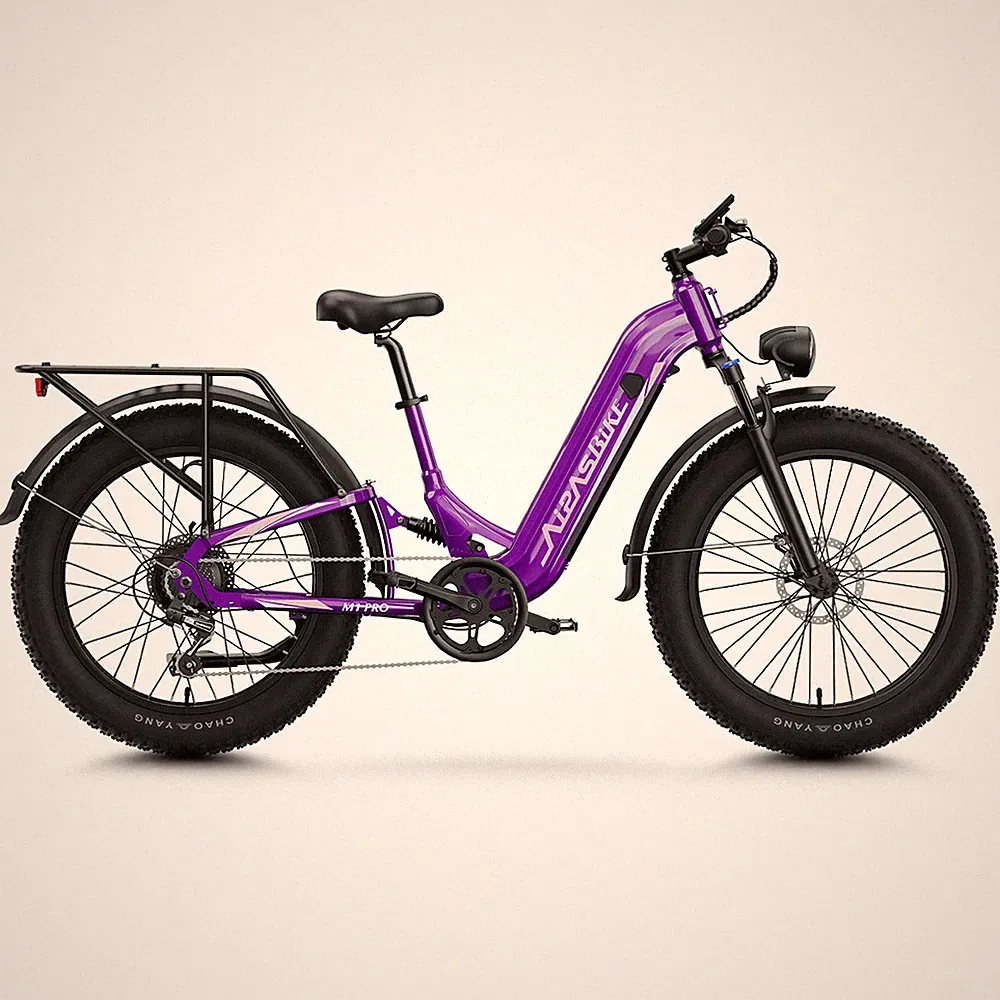 26'' Fat Tire Electric Bike for Adult 85Mile 36MPH Off-road Mountain Bicycle