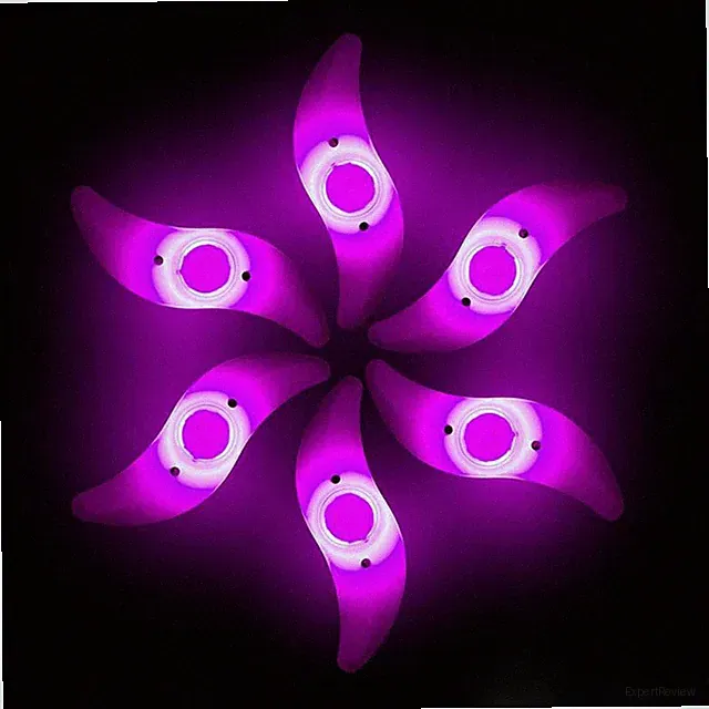 6 Pack Bike Spoke Led Lights Bicycle Wheel Light Purple Free Battery LED84PR