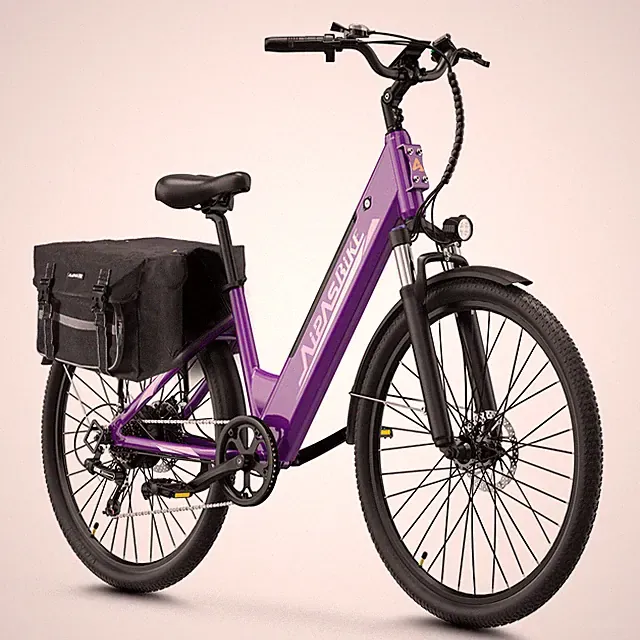 Aipas 26" 1100W 28MPH Electric Bike E-City Bik Fat Tire E-bike for Adults
