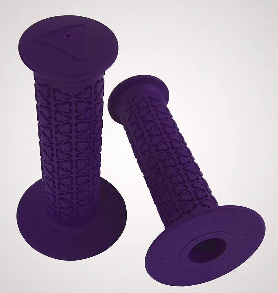 AME old school BMX bicycle grips - ROUNDS - DARK PURPLE
