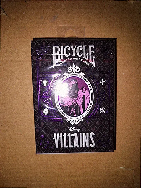 Bicycle Disney Villains Playing Cards - Purple Theme Playing Cards