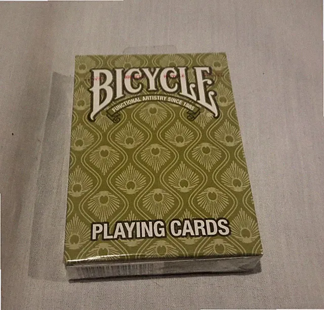 Bicycle Peacock Green Playing Cards - SEALED ❤️