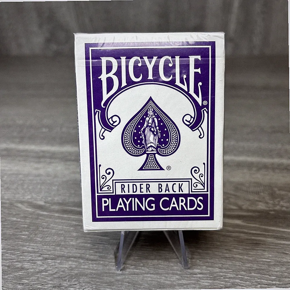 Bicycle Playing Cards Reverse Face Rider Back Poker Deck New Sealed Purple Deck