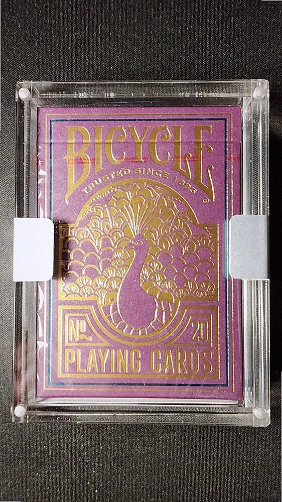 Bicycle Purple Peacock 2023 Cardtopia Limited Edition Playing Cards 1 of 50