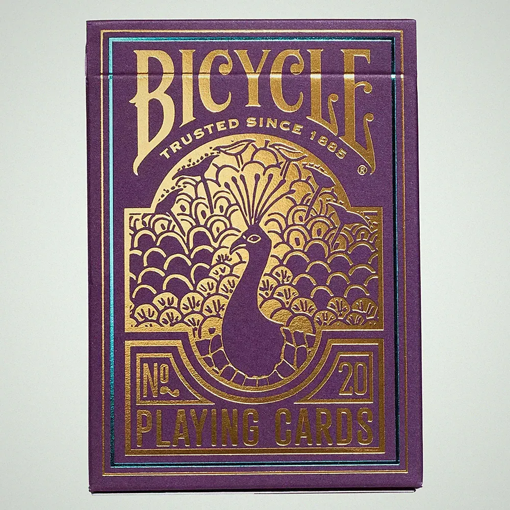 Bicycle Purple Peacock Playing Cards by US Playing Card Co - Out Of Print