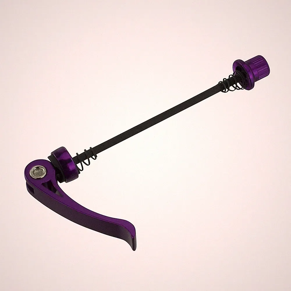 Bike Bicycle Fixie Road Touring Skewer Axle Front Purple