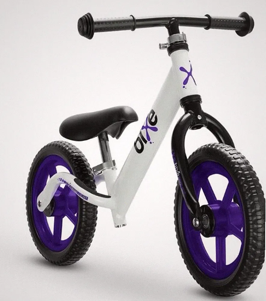 Bixie Balance Bike for 1 Year Old Boys Girls 12 Inch No Pedal Bicycle Purple Mag