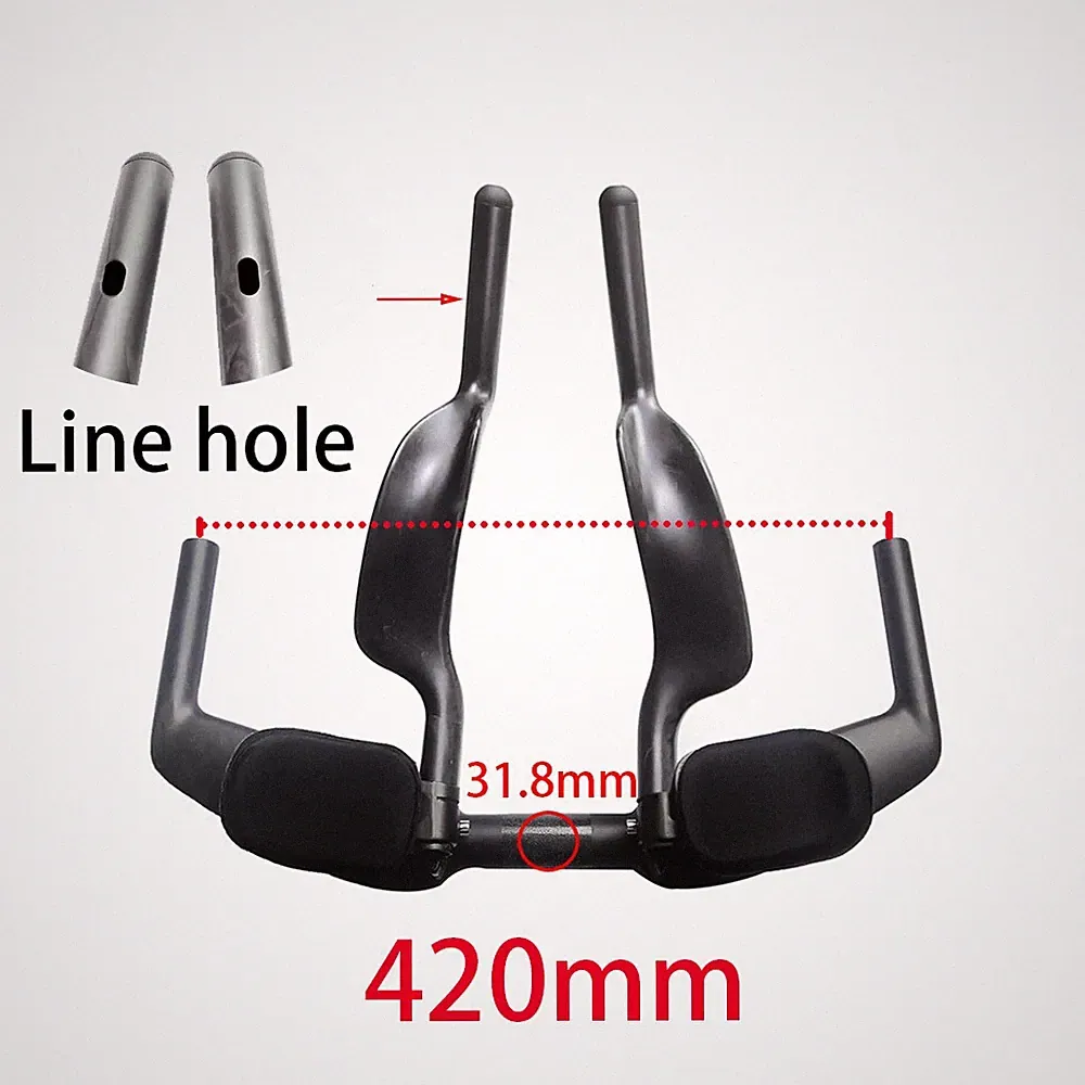 Carbon Fiber TT Handlebars Triathlon Road Bike Handlebars Bicycle Accessories