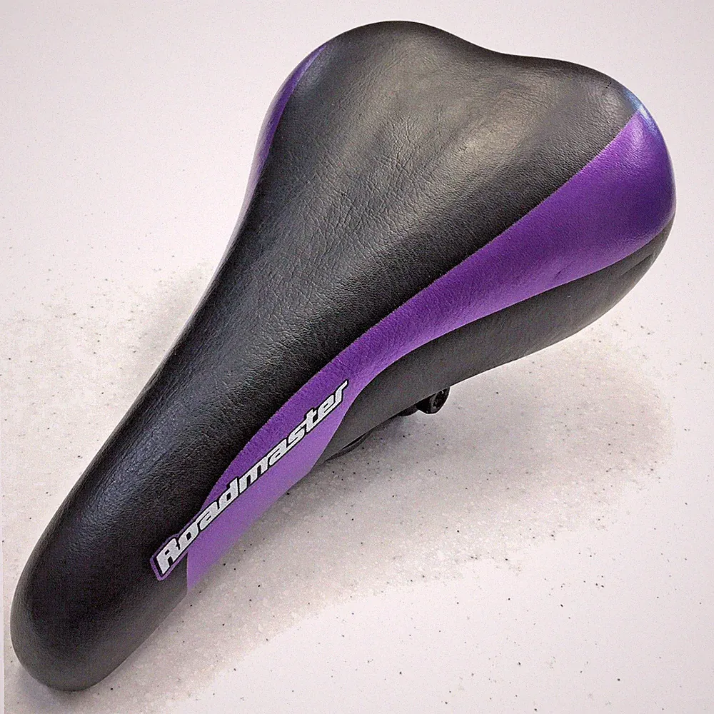 Cionlli Roadmaster Bicycle Bike Saddle Seat Black Purple Cushion Comfort