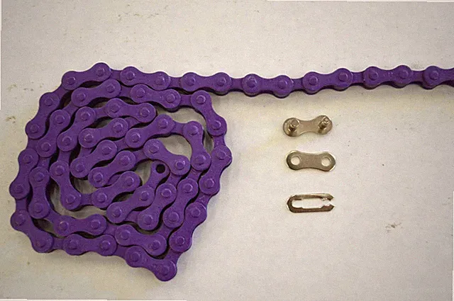 COLORED 116 Link YABAN SINGLE SPEED Bicycle Bike Chain 1/2"x1/8"x116L