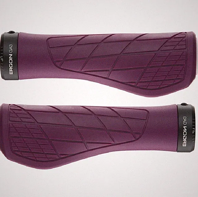 bicycle purple grips