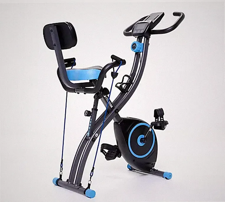 FITNATION Flex Express Elite Recumbent Bike with 16 Levels-Purple-NEW