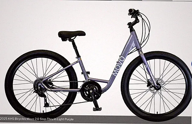 KHS MOVO 2.0 Step Thru, Small , Light Purple, Shimano Hyd. Brakes, Bike