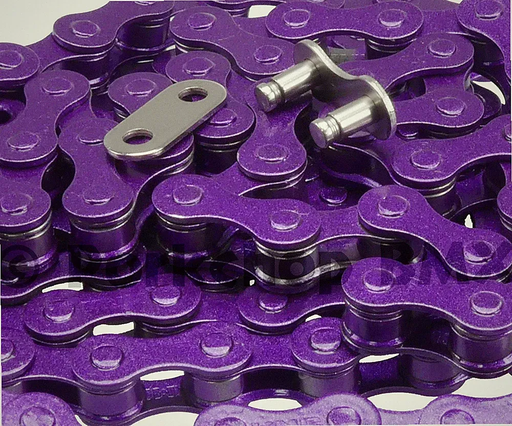 KMC BMX Bicycle Chain S1 (formerly) Z410 1/2" x 1/8" x 112L - PURPLE