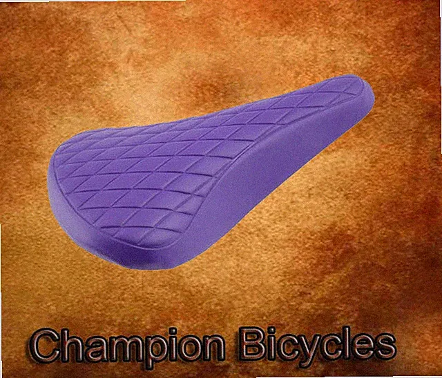 NEW! Comfortable Vinyl Bike Saddle Diamond 702 (DIFFERENT COLORS)