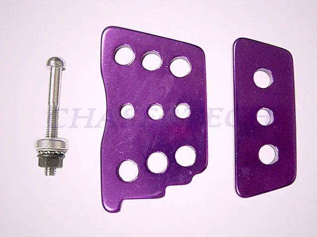 New Tektro MTB Road Trekking Bicycle Bike Anti Chain Jam Plates Purple