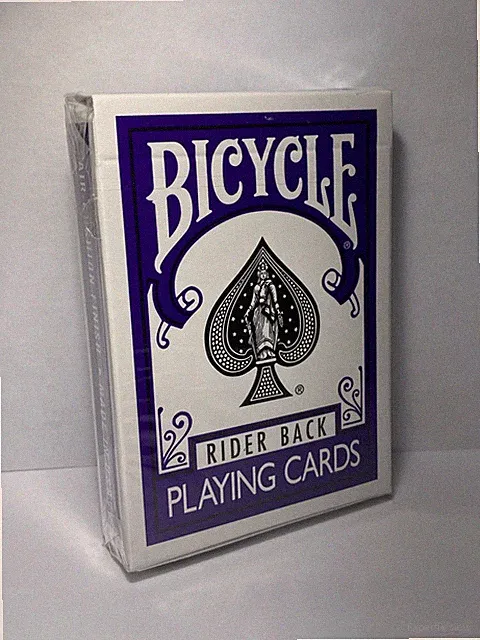 Playing Cards - Bicycles Purple RIDER BACK Air Cushion Finish - Sealed