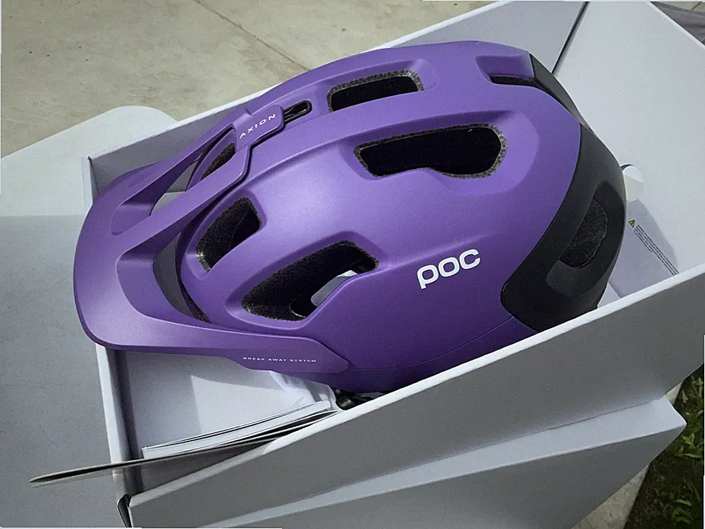 POC Axion Race MIPS Bicycle Helmet Sapphire Purple/Black Size M 55-58 NEW
