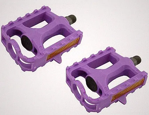 PURPLE Bicycle M.T.B Pedals 861 9/16" BMX Lowrider Mountain Bike Beach Cruiser.
