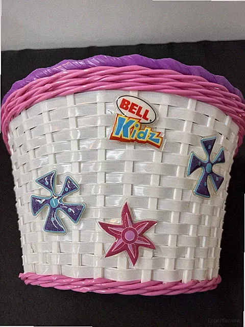 Retro Bell Kidz Girls Bike Basket Pink Purple White Fits Most Bikes
