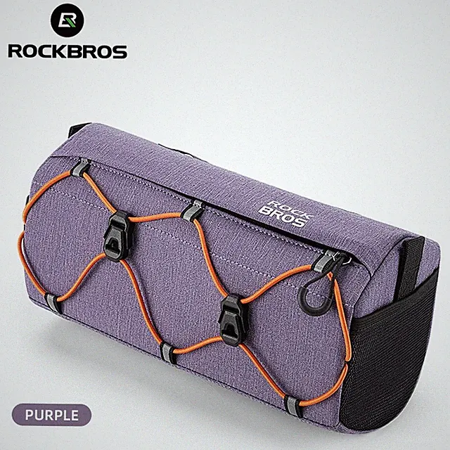 ROCKBROS Bicycle Handlebar Bag Front Bag Shoulder Bag Waterproof Reflective Bag
