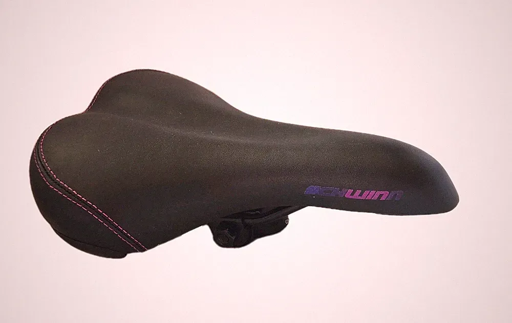 SCHWINN Cionlli Black Purple Suspension Comfort Seat/Saddle Hybrid Bicycle 700c