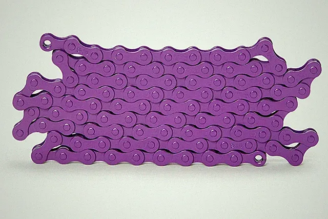 Theory 410 BMX Bicycle Chain 1/8" 100 Links Wheelie Bikelife Cult Sunday PURPLE