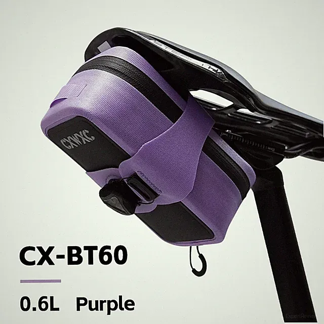 TPU Bicycle Saddle Bag 0.6L Self Locking Knob Tail Bag Portable BOA Cycling Bag
