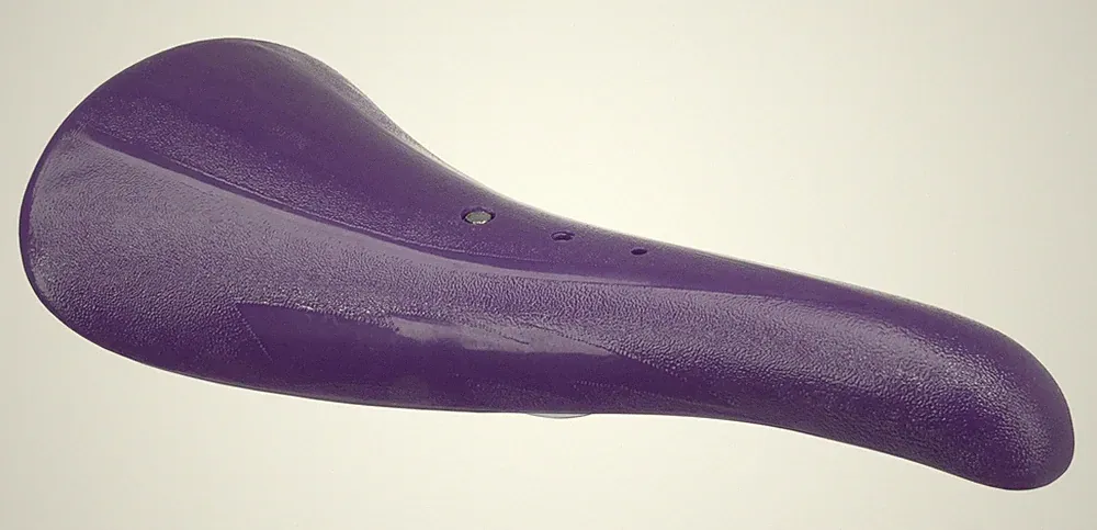 Velo VL-117 old school BMX LIGHTNING BOLT bicycle seat PURPLE - NEW!